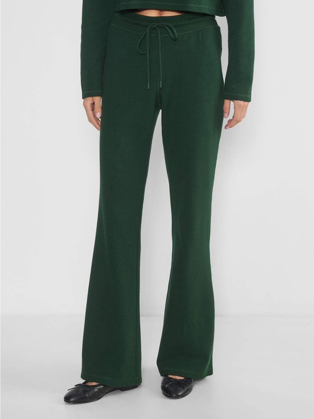 Aritzia Sunday Best Baby Waffle Flare Pant